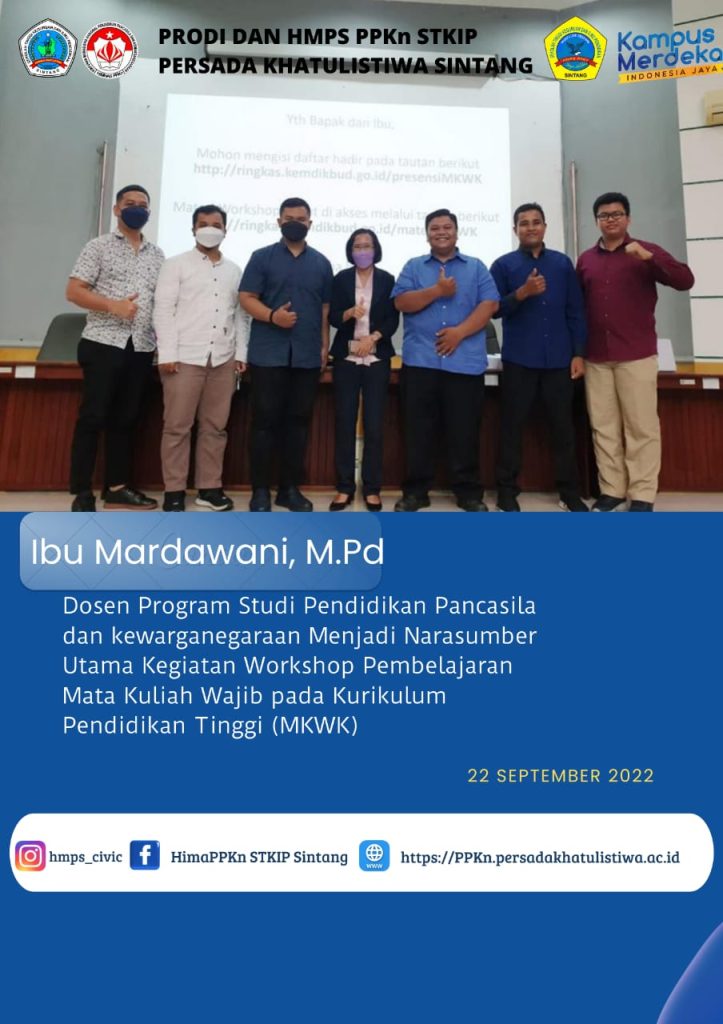 DOSEN PRODI PPKn STKIP PERSADA KHATULISTIWA SINTANG MENJADI NARASUMBER ...